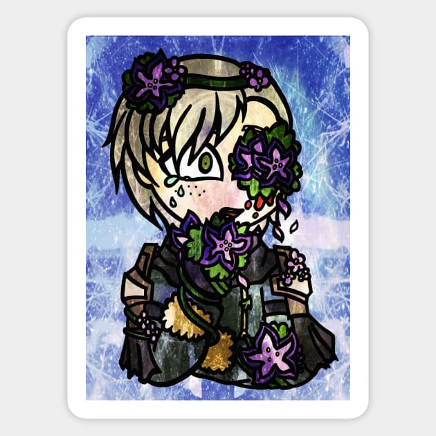 FE3H | Violets & Loss Sticker by ScribbleSketchScoo